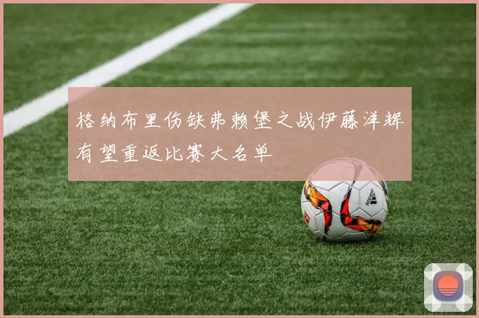 格纳布里伤缺弗赖堡之战伊藤洋辉有望重返比赛大名单