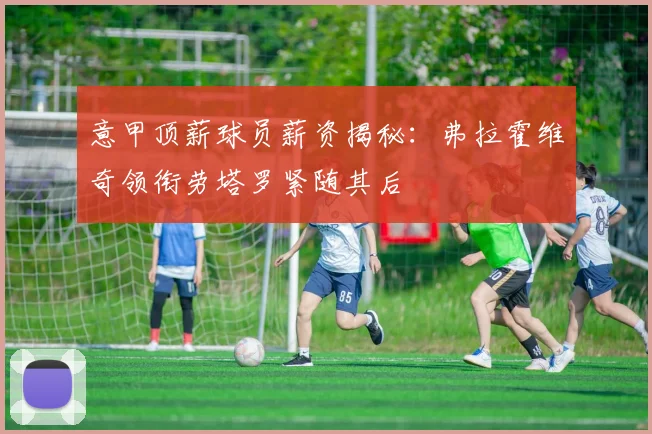 意甲顶薪球员薪资揭秘：弗拉霍维奇领衔劳塔罗紧随其后